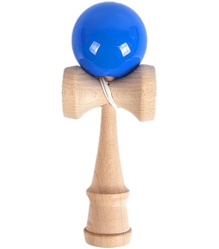 Amazon | GLOKEN けん玉 けん玉検定推奨けん玉 日本製 青 | けん玉